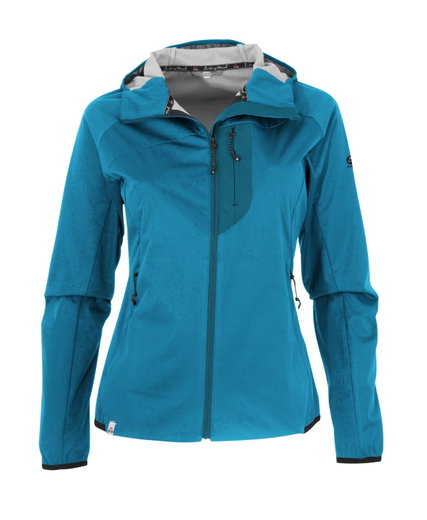 Kurtka Softshell Maul Wildbarren 3.0 (wiatr- i wodoodporna) turkusowa damska